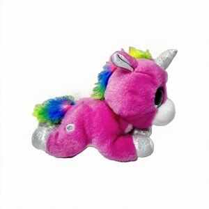 Coco Surprise Unicorn Pink Rainbow Plush Toy GUC